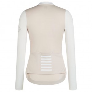 Damen Rapha Pro Team Lightweight frau langarmtrikot-Weiss
