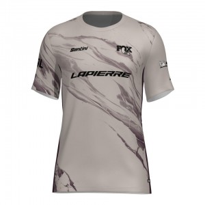 Herren Team Lapierre 2025 Santini mtb trikot Herren Team Lapierre 2025 Santini mtb trikot