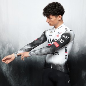 Herren UAE Team Emirates 2025 Primapelle Pissei langarmtrikot