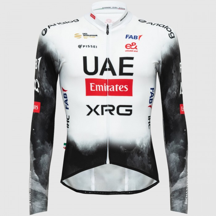 Herren UAE Team Emirates 2025 Primapelle Pissei langarmtrikot