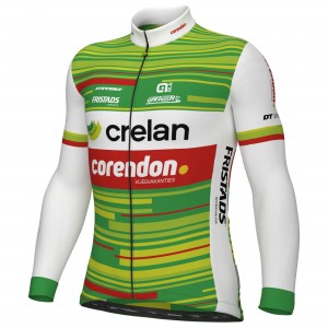 Herren Ale Crelan Corendon 2025 langarmtrikot Herren Ale Crelan Corendon 2025 langarmtrikot