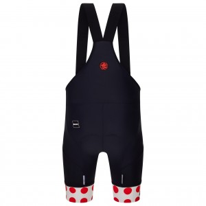 Herren Santini Pois Tour de France tragerhose 2025
