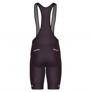 Herren Team Lapierre 2025 Santini tragerhose-Bordeaux