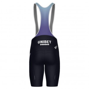 Herren Team Unibet Rockets 2025 Santini tragerhose-Blau