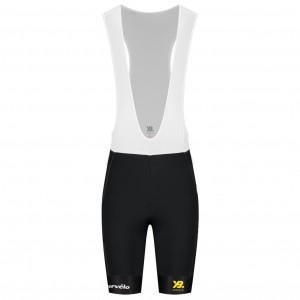 Damen Team Visma Lease a bike 2025 Der Schwarm frau tragerhose-Tdf