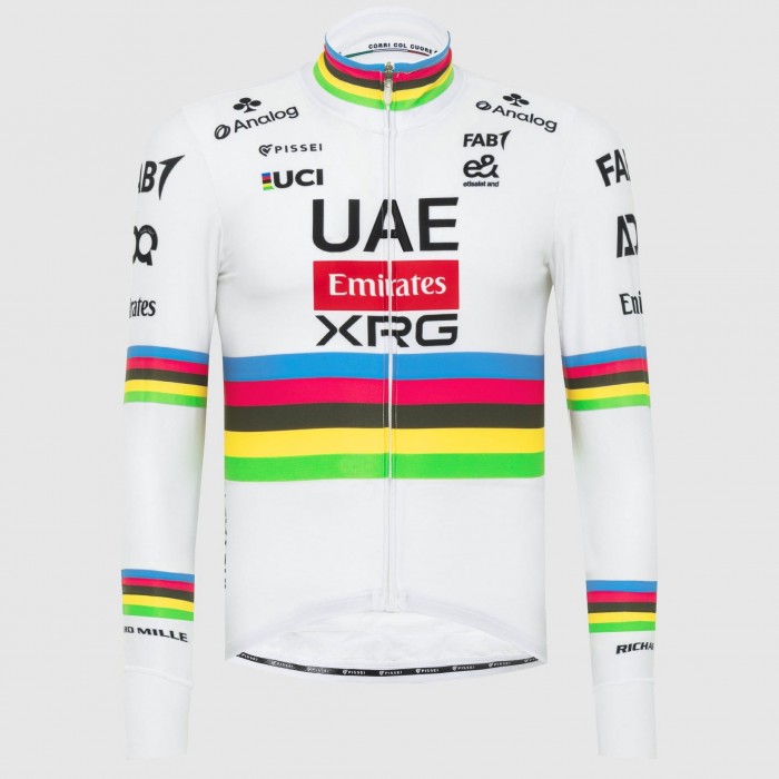Herren UAE Team Emirates 2025 Pissei langarmtrikot-Tadej Pogacar