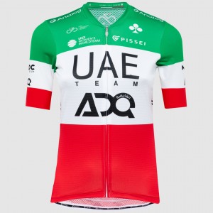Damen Pissei UAE Team ADQ 2025 frau trikot-Italienischer meister