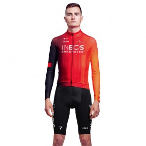 Herren Gobik Ineos Grenadiers 2025 Hyder langarm trikot