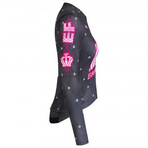 Damen Rapha EF Education EasyPost langarm frau trikot 2025 Damen Rapha EF Education EasyPost langarm frau trikot 2025