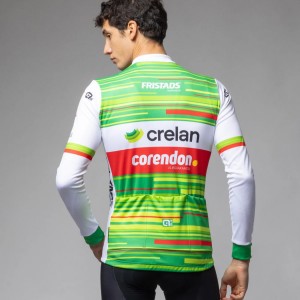 Herren Ale Crelan Corendon 2025 langarmtrikot Herren Ale Crelan Corendon 2025 langarmtrikot