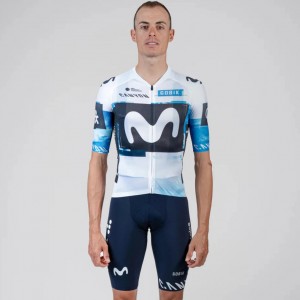 Herren Gobik Movistar 2025 Infinity trikot Herren Gobik Movistar 2025 Infinity trikot
