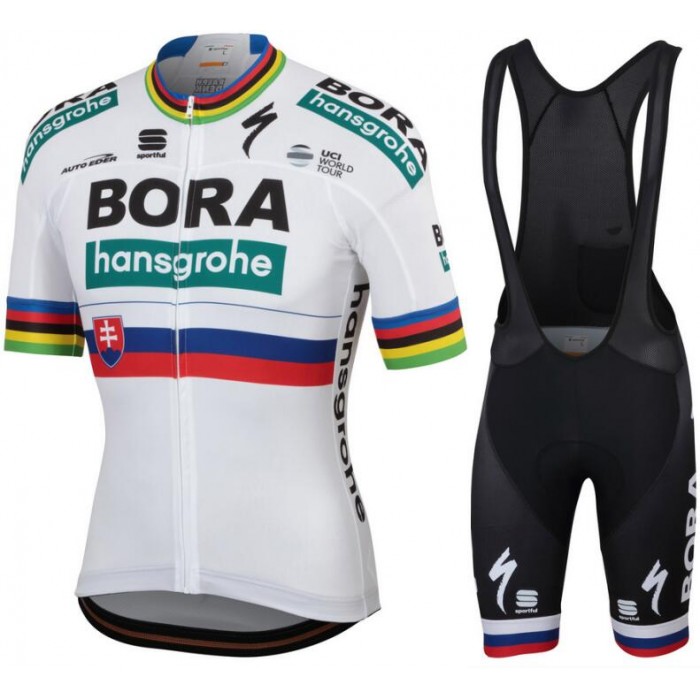 Bora Hansgrohe 2019 Slovak champion Fahrradbekleidung Radtrikot Satz Kurzarm+Kurz Trägerhose 981BE Bora Hansgrohe 2019 Slovak champion Fahrradbekleidung Radtrikot Satz Kurzarm+Kurz Trägerhose 981BE