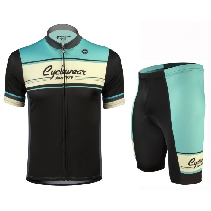 CyclingWear 1979 Retro Fahrradbekleidung Radteamtrikot Kurzarm+Kurz Radhose XQ9N2 CyclingWear 1979 Retro Fahrradbekleidung Radteamtrikot Kurzarm+Kurz Radhose XQ9N2