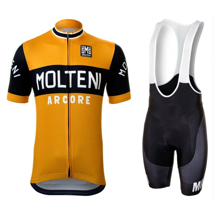 Molteni Arcore Retro Fahrradbekleidung Radtrikot Satz Kurzarm+Kurz Trägerhose APWN7 Molteni Arcore Retro Fahrradbekleidung Radtrikot Satz Kurzarm+Kurz Trägerhose APWN7
