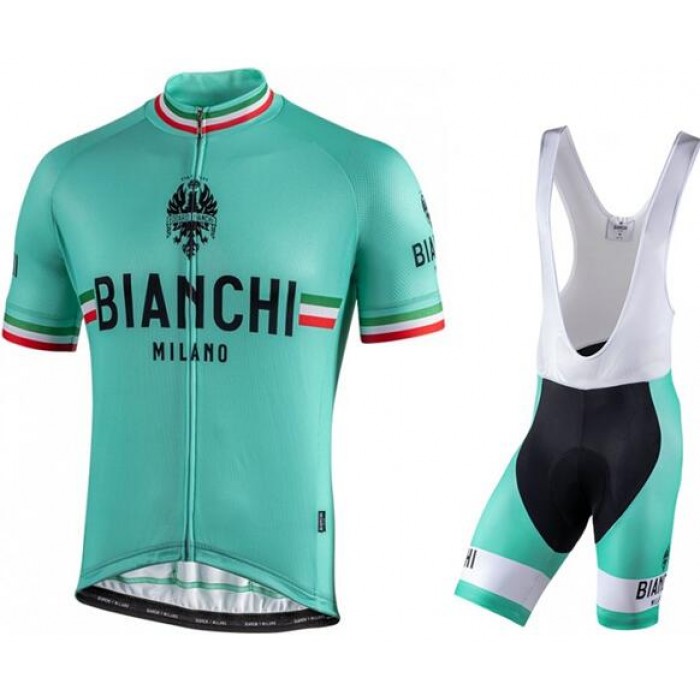 2020 BIANCHI MILANO Fahrradbekleidung Isalle Radtrikot kurzarm+Pelau Trägerhose kurz Grün 2020 BIANCHI MILANO Fahrradbekleidung Isalle Radtrikot kurzarm+Pelau Trägerhose kurz Grün