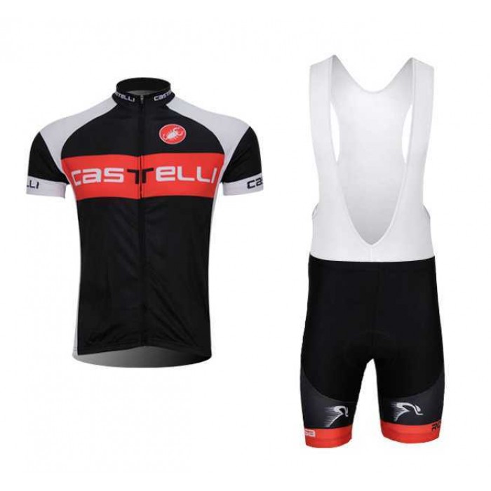Castelli Fahrradbekleidung Radteamtrikot Kurzarm+Kurz Radhose Kaufen Schwarz Rot JUFY6 Castelli Fahrradbekleidung Radteamtrikot Kurzarm+Kurz Radhose Kaufen Schwarz Rot JUFY6