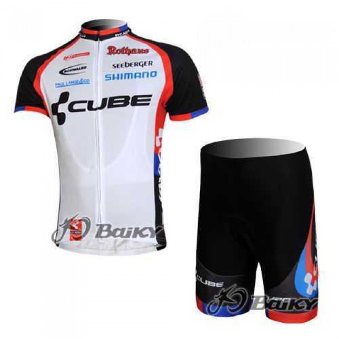 Cube Fintro Radbekleidung Radtrikot Kurzarm und Fahrradhosen Kurz weiß Schwarz 4JTWM Cube Fintro Radbekleidung Radtrikot Kurzarm und Fahrradhosen Kurz weiß Schwarz 4JTWM