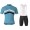 2017 De Marchi team Fahrradbekleidung Radteamtrikot Kurzarm+Kurz Radhose Kaufen blau SFR9Z