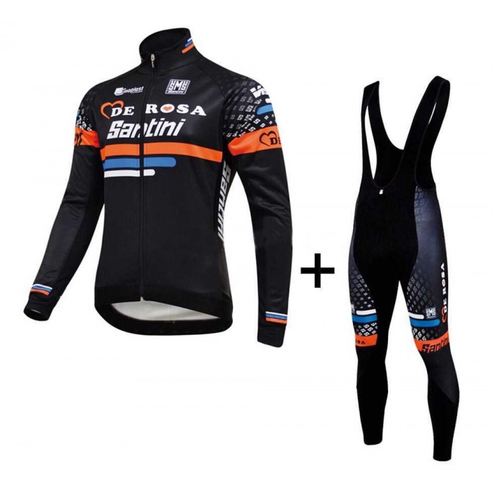 2015 De Rosa Fahrradbekleidung Radtrikot Langarm+Lang Trägerhose 1INWZ 2015 De Rosa Fahrradbekleidung Radtrikot Langarm+Lang Trägerhose 1INWZ