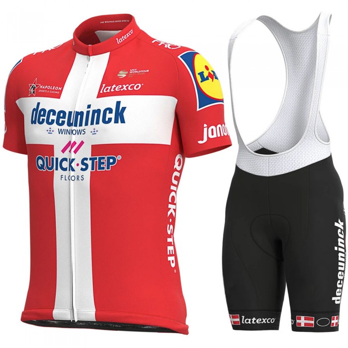 2021 Deceuninck quick step Danish Pro Team Fahrradbekleidung Radteamtrikot Kurzarm+Kurz Radhose 9B0U83 2021 Deceuninck quick step Danish Pro Team Fahrradbekleidung Radteamtrikot Kurzarm+Kurz Radhose 9B0U83