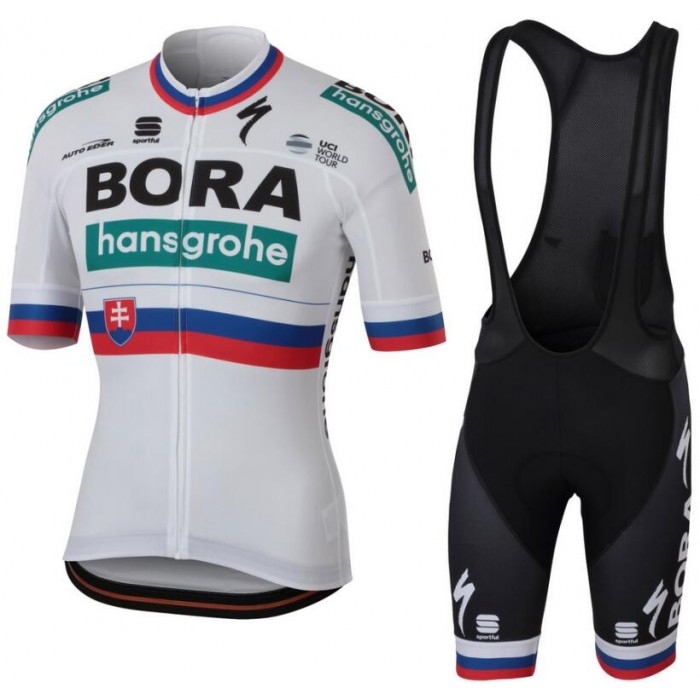 BORA-hansgrohe Slovak champion 2018 Fahrradbekleidung Radtrikot Satz Kurzarm+Kurz Trägerhose RWAHQ BORA-hansgrohe Slovak champion 2018 Fahrradbekleidung Radtrikot Satz Kurzarm+Kurz Trägerhose RWAHQ