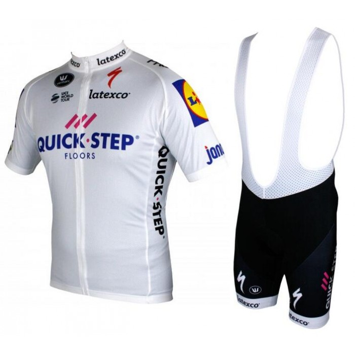 Quick-Step Floors 2018 Tour Special Edition weiß Fahrradbekleidung Radtrikot Satz Kurzarm+Kurz Trägerhose 39M64 Quick-Step Floors 2018 Tour Special Edition weiß Fahrradbekleidung Radtrikot Satz Kurzarm+Kurz Trägerhose 39M64