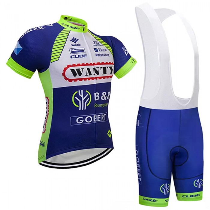 2018 Wanty Fahrradbekleidung Radtrikot Satz Kurzarm+Kurz Trägerhose YXIDU 2018 Wanty Fahrradbekleidung Radtrikot Satz Kurzarm+Kurz Trägerhose YXIDU
