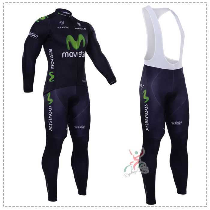 2015 Movistar Set lange mouw+lange Koersbroek Z0HR5 2015 Movistar Set lange mouw+lange Koersbroek Z0HR5