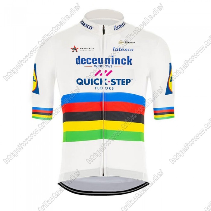 Deceuninck quick step 2021 UCI World Champion Fahrradtrikot Radsport XXEJY