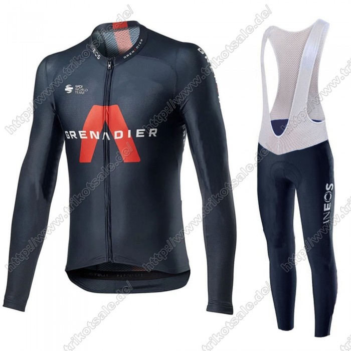 Team INEOS Grenadier 2021 Fahrradbekleidung Radtrikot Langarm+Lang Trägerhose FGDKA Team INEOS Grenadier 2021 Fahrradbekleidung Radtrikot Langarm+Lang Trägerhose FGDKA