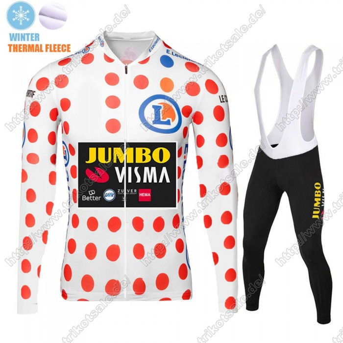 Winter Thermal Fleece Jumbo Visma 2021 Tour De France Fahrradbekleidung Radtrikot Langarm+Lang Trägerhose PIQXW Winter Thermal Fleece Jumbo Visma 2021 Tour De France Fahrradbekleidung Radtrikot Langarm+Lang Trägerhose PIQXW