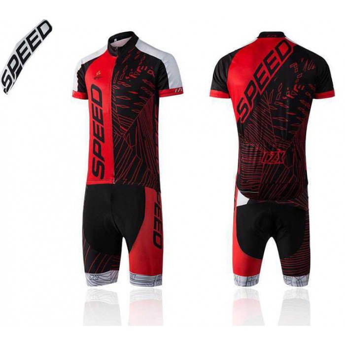2016 Speed Korte mouw+Fietsbroek Bib Rot Schwarz OQCAR 2016 Speed Korte mouw+Fietsbroek Bib Rot Schwarz OQCAR
