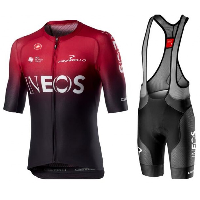 TEAM INEOS Fahrradbekleidung 2020 Aero Set AERO RACE 6.1 Radtrikot+FREE AERO RACE Trägerhose TEAM INEOS Fahrradbekleidung 2020 Aero Set AERO RACE 6.1 Radtrikot+FREE AERO RACE Trägerhose