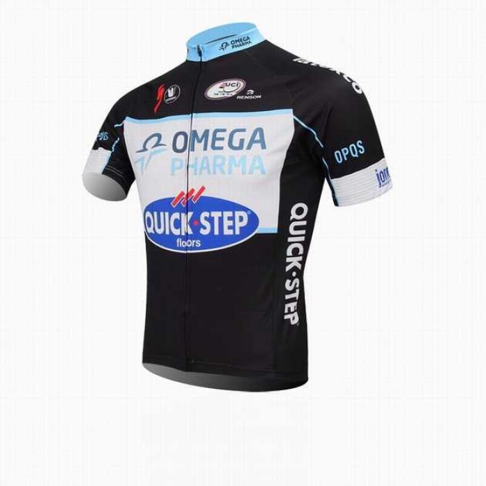 2014 Omega Pharma Quick Step Fahrradtrikot Radsport Schwarz 7E3PC 2014 Omega Pharma Quick Step Fahrradtrikot Radsport Schwarz 7E3PC