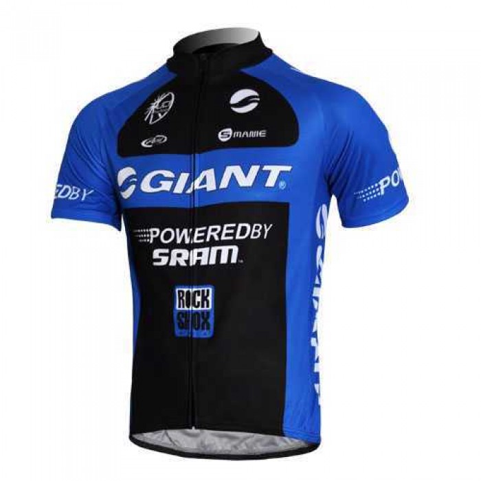 Giant Sram Pro Team Fahrradtrikot Radsport Schwarz blau 5T4P0 Giant Sram Pro Team Fahrradtrikot Radsport Schwarz blau 5T4P0