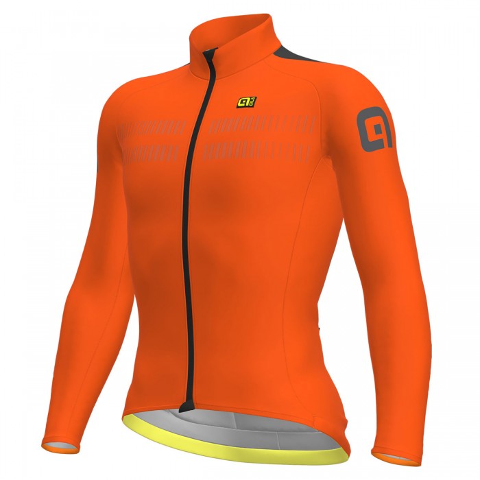 Ale Clima 2.0 Warm Air-oranje Fahrradbekleidung Radtrikot Langarm 2B4PK Ale Clima 2.0 Warm Air-oranje Fahrradbekleidung Radtrikot Langarm 2B4PK