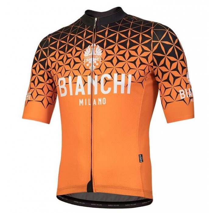 Bianchi Milano Conca orange Fahrradbekleidung Radtrikoten 3OIC2