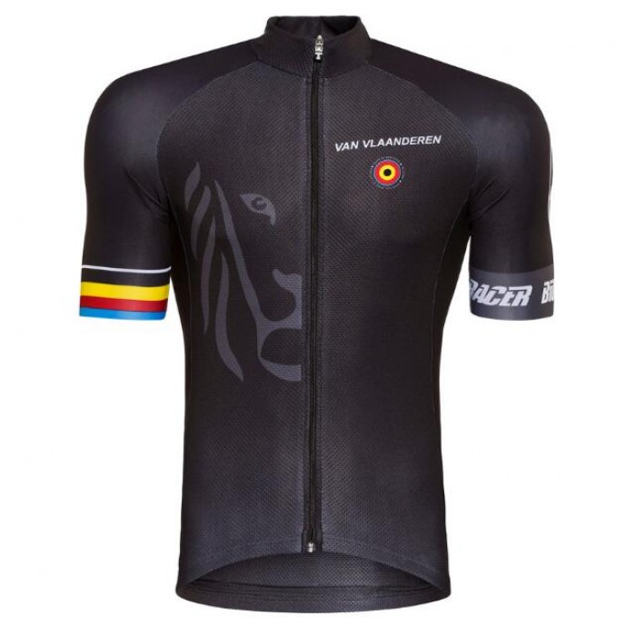 Bioracer Van Vlaanderen Schwarz 2018 Fahrradbekleidung Radtrikot G8Q0I
