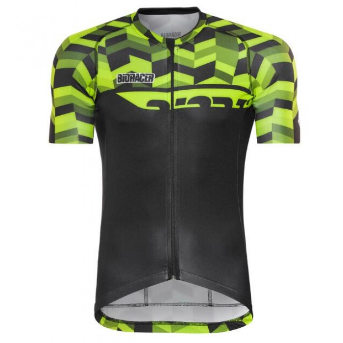 Bioracer Spitfire Fishbone grün 2018 Fahrradbekleidung Radtrikot HDM9M