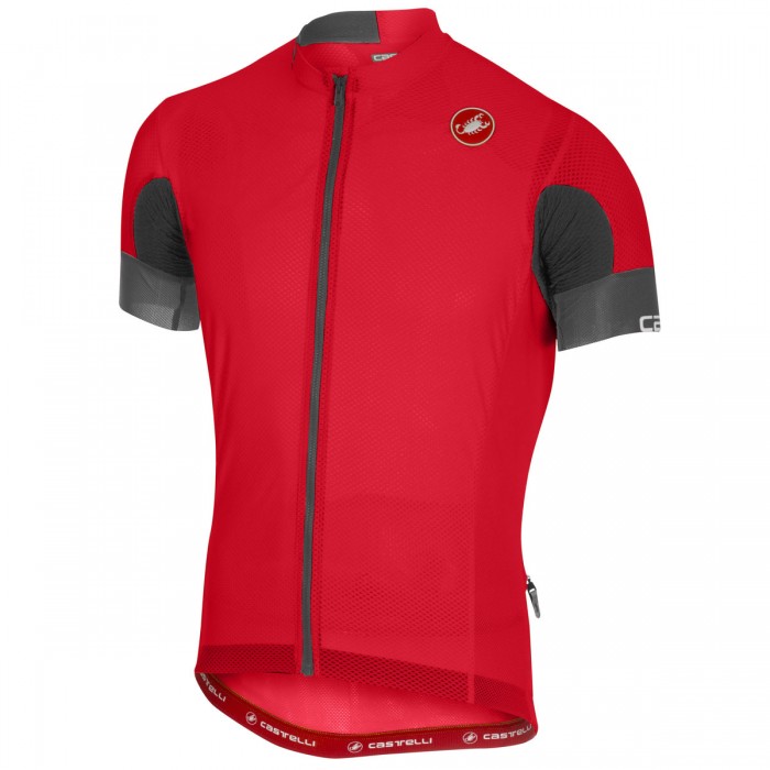 Castelli Aero Race 4.1 Solid Rot Fahrradbekleidung Radtrikot 3V409 Castelli Aero Race 4.1 Solid Rot Fahrradbekleidung Radtrikot 3V409