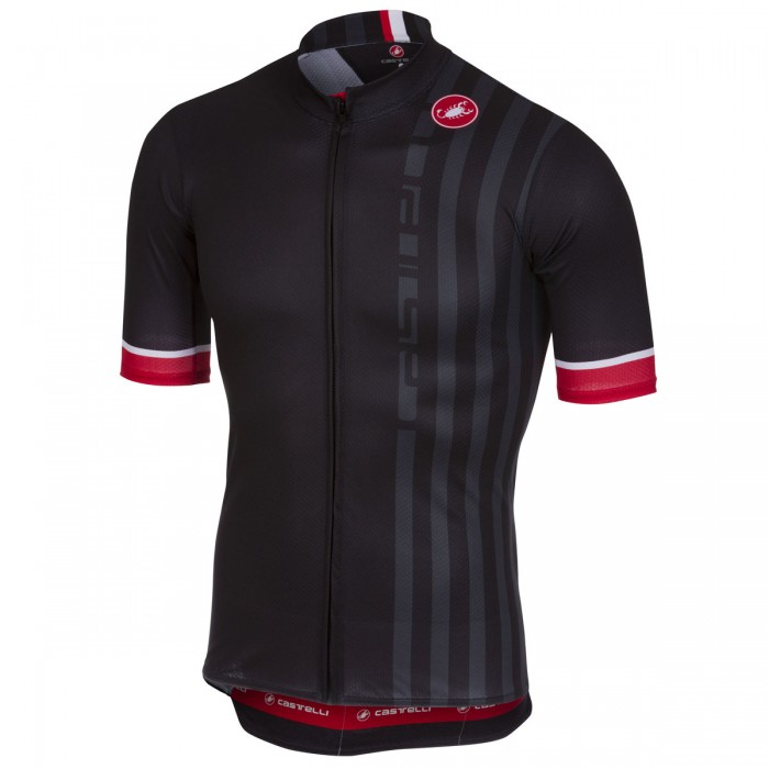 Castelli Podio Doppio Schwarz Fahrradbekleidung Radtrikot 7CN8Z Castelli Podio Doppio Schwarz Fahrradbekleidung Radtrikot 7CN8Z