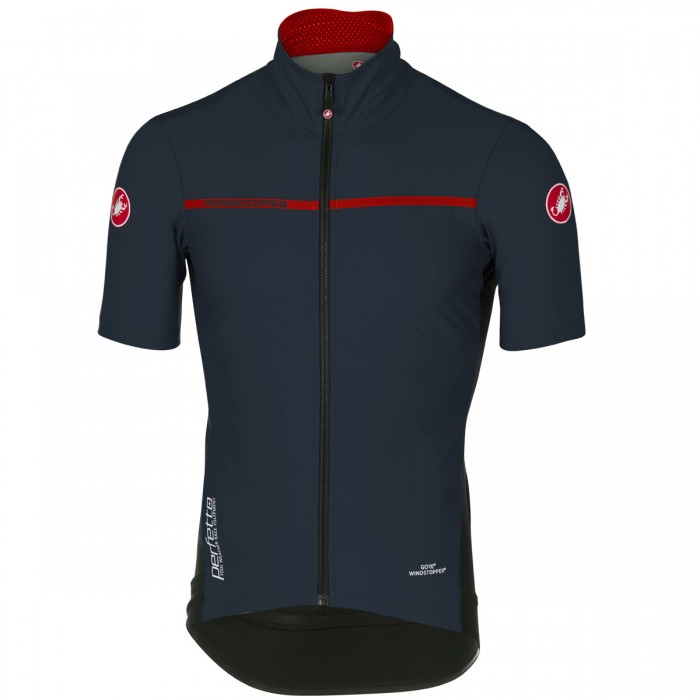 Castelli Perfetto Light 2 blau Fahrradbekleidung Radtrikot 07AQC Castelli Perfetto Light 2 blau Fahrradbekleidung Radtrikot 07AQC