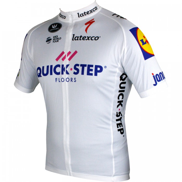 Quick-Step Floors 2018 Tour Special Edition weiß Fahrradbekleidung Radtrikot 74C12 Quick-Step Floors 2018 Tour Special Edition weiß Fahrradbekleidung Radtrikot 74C12