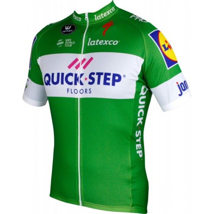 Quick-Step Floors 2018 Tour Special Edition grün Fahrradbekleidung Radtrikot A8WBG Quick-Step Floors 2018 Tour Special Edition grün Fahrradbekleidung Radtrikot A8WBG