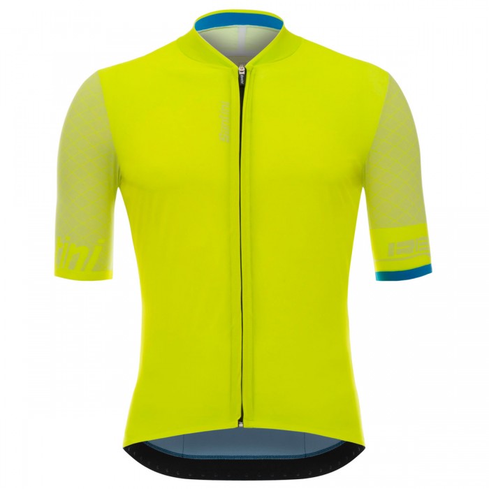 Santini Redux gelb fluo Fahrradbekleidung Radtrikot 1IYFK Santini Redux gelb fluo Fahrradbekleidung Radtrikot 1IYFK