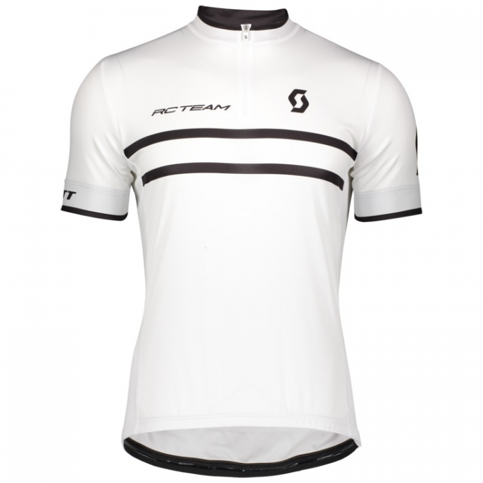 SCOTT RC TEAM 20 Fahrradbekleidung Radtrikot white/black BMMWQ SCOTT RC TEAM 20 Fahrradbekleidung Radtrikot white/black BMMWQ