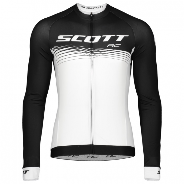 SCOTT RC PRO Fahrradbekleidung Radtrikot Langarm black/white 9I979 SCOTT RC PRO Fahrradbekleidung Radtrikot Langarm black/white 9I979