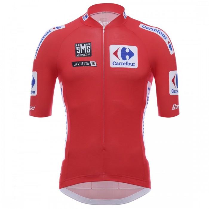 Vuelta Espana 2018 Rot Fahrradbekleidung Radtrikot IWUQU