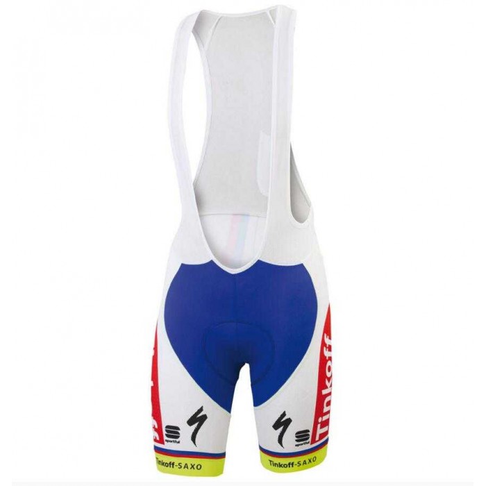 2015 Tinkoff Kurz Radhose Rot blau 7EQX2
