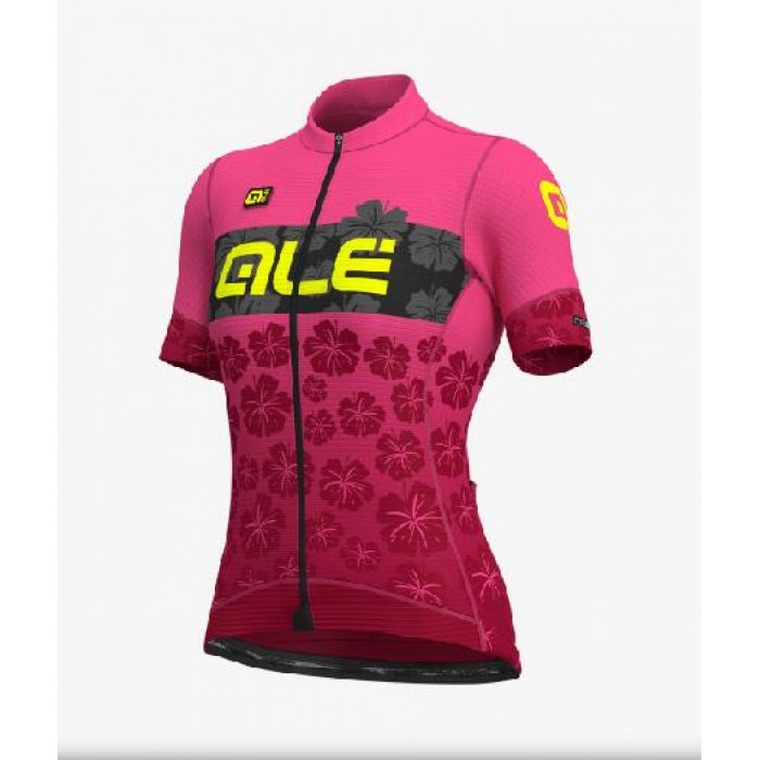 2020 Ale Ibisco Damen Radtrikot kurzarm Rosa 2020 Ale Ibisco Damen Radtrikot kurzarm Rosa